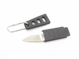 Vintage Seki Japan Miniature 1.43" Mini 440 Stainless Fixed Blade Keychain Knife