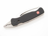 Vintage Wenger Delemont Switzerland Swiss Grip Folding Army Survival Plier Knife