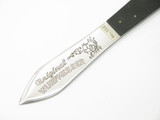 Vintage German Original Wurfmesser 4.37" Stainless Throwing Knife and Sheath