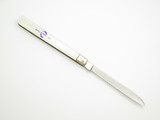 Vintage Seki Japan OXY 3.37" Serrated Stainless Steel Folding Pocket Knife