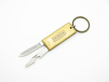 Vintage Seki Japan Brass 2.25" Stainless Mini Folding Pocket Keychain Knife