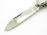 Vtg 1970s Explorer 3.75" Stainless Jigged Multi Tool Folding Pocket Camp Knife