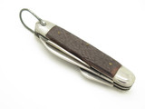 Vtg 1970s Explorer 3.75" Stainless Jigged Multi Tool Folding Pocket Camp Knife
