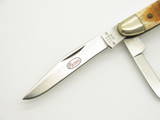 Vintage 1970s Premier K-80 Bone 3.3" Stainless Folding Stockman Pocket Knife