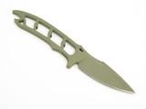 Attleboro USA DAU Tranh CPM20CV Green Cerakote Fixed Hunting Survival Neck Knife
