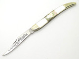 Vtg Parker Eagle Seki Japan Texas Toothpick Pearl Paua Folding Pocket Knife