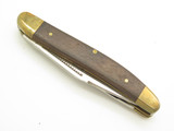 Vintage 1970s Premier K-259 Wood 3.2" Stainless Folding Stockman Pocket Knife
