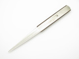 Vintage Seki Japan Wood Stainless Steel 3.68" Desk Letter Opener