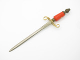 Vintage 1970s Seki Japan King Gold Stainless 4.12" Mini Sword Desk Letter Opener