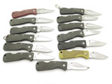 Vintage SOG Specialty Knives Seki Japan Small Folding Pocket Knife (Lot of 13)