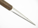 Vintage Seki Japan Prototype Wood Stainless Steel 3.68" Desk Letter Opener