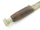 Vintage Stacked leather and Blade Parts Unmarked