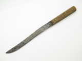 Vintage Shur Edge Anvil Hammered Carbon Steel USA 7.31" Butcher Chef Knife