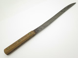 Vintage Shur Edge Anvil Hammered Carbon Steel USA 7.31" Butcher Chef Knife