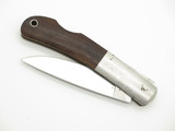 Vintage Moki Seki Japan 4" Wood Folding Lockback Pocket Knife (Broken)