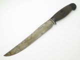 Vintage Vanadaloy USA 7.37" Stainless Steel Fixed Blade Chef Knife