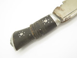 Vintage India Kukri Gurkha Bolo Machete Survival Knife with Sheath