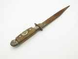 Vintage Japan Miniature Mini 2.4" Compass Fixed Blade Knife and Sheath