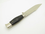 Vintage Rabil Germany Buffalo Horn Fixed Blade 4.5" Hunting Knife and Sheath