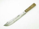 Vintage Case XX Wood Handle Carbon Steel Fixed Blade Butcher Kitchen Knife