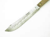 Vintage Case XX Wood Handle Carbon Steel Fixed Blade Butcher Kitchen Knife