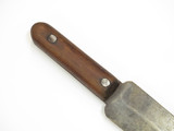 Vintage Unmarked Wood Handle File Blade Steel Spear Dagger Knife