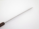 Vintage Unmarked Wood Handle File Blade Steel Spear Dagger Knife