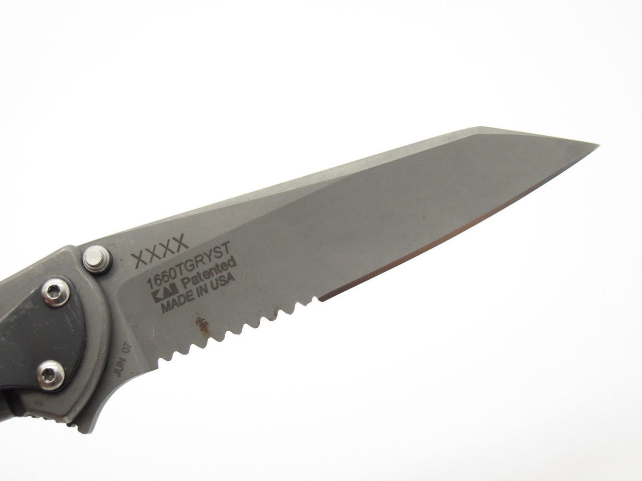 2007 Kershaw 1660 1660TGRYST Leek Random Task Grey Folding Pocket