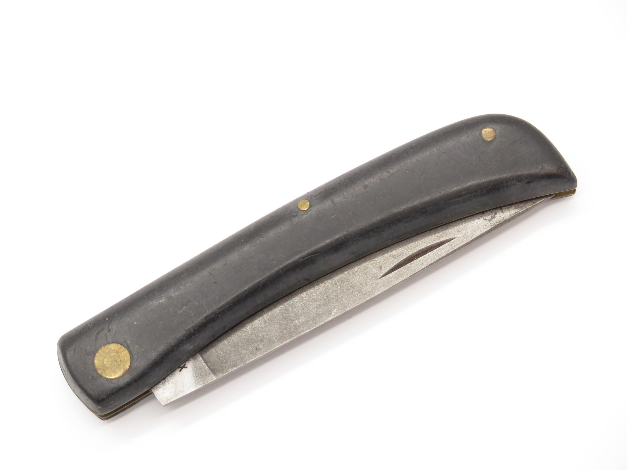 1920s～1930s vintageoverall 濃紺 片ポケ ダブルフック Vintage 1970s Case XX 2138 Large Sod Buster Delrin 4.75