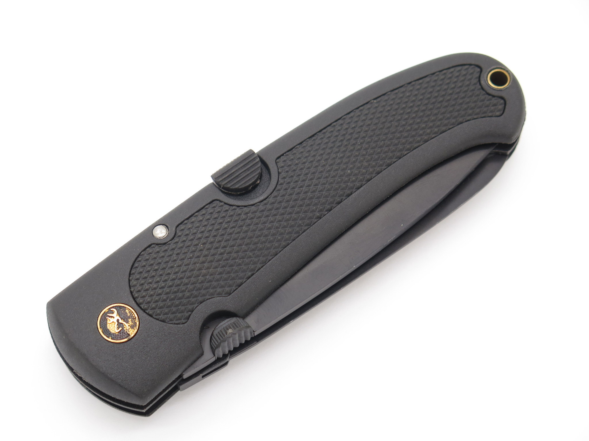 PIDE チョウ! ビガンキ 007 BLACK Spyderco Fred Perrin Subway Bowie Fixed Blade Knife 2.8