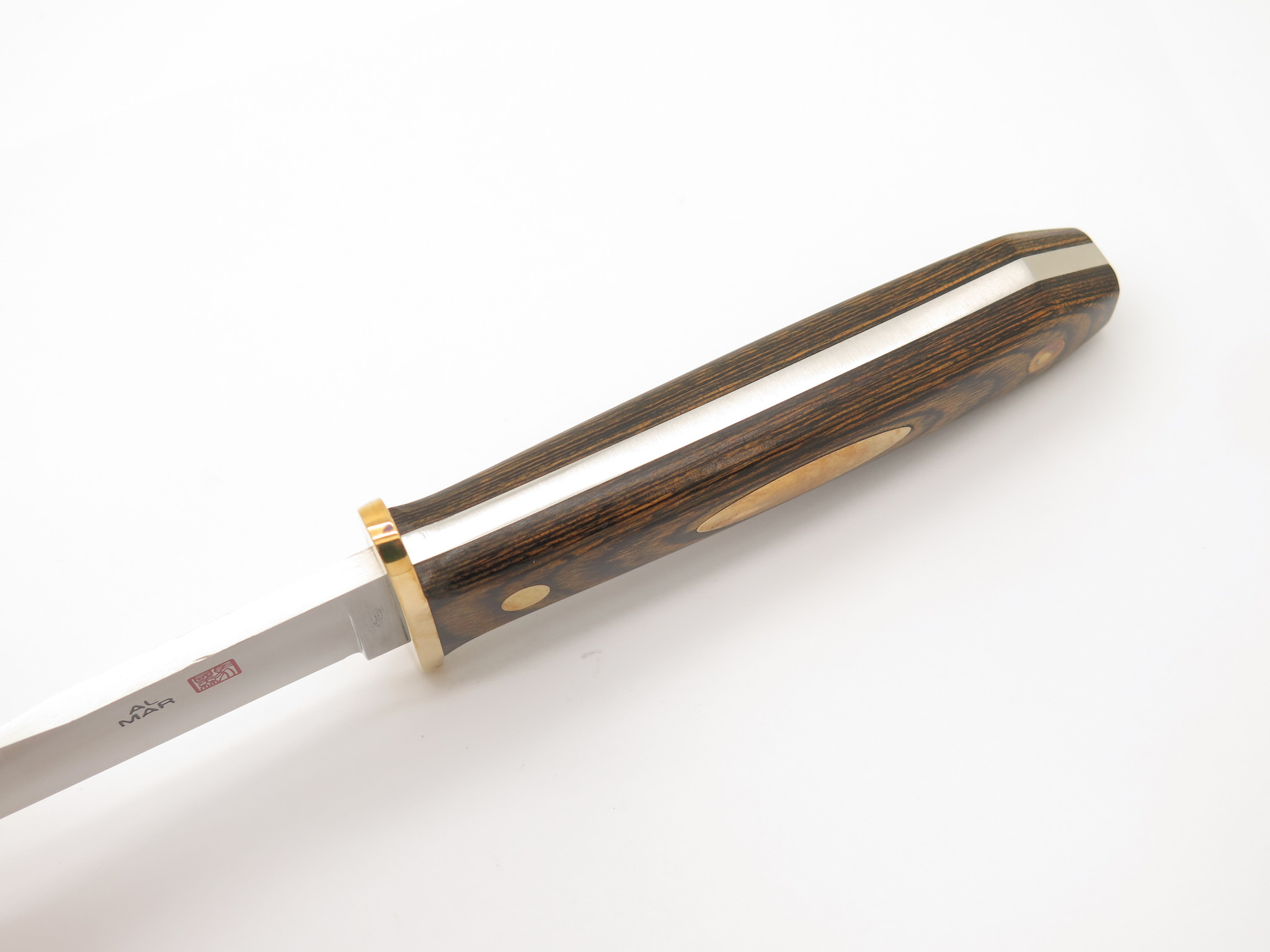 Vintage Al Mar 8507 Mini Bowie Seki Japan Fixed Blade Hunting