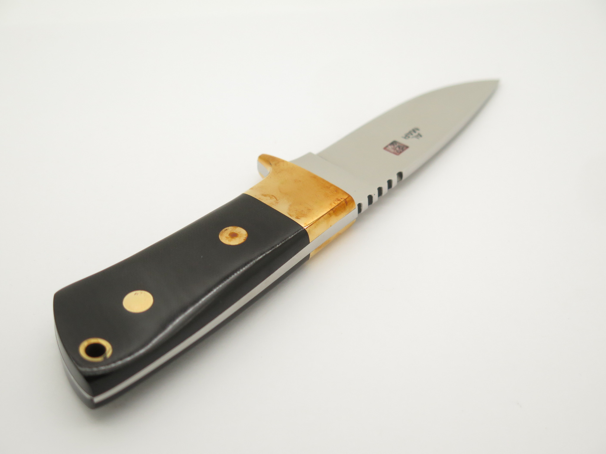 Vintage Al Mar 5004 Pack Rat I Seki Japan Micarta Fixed Blade