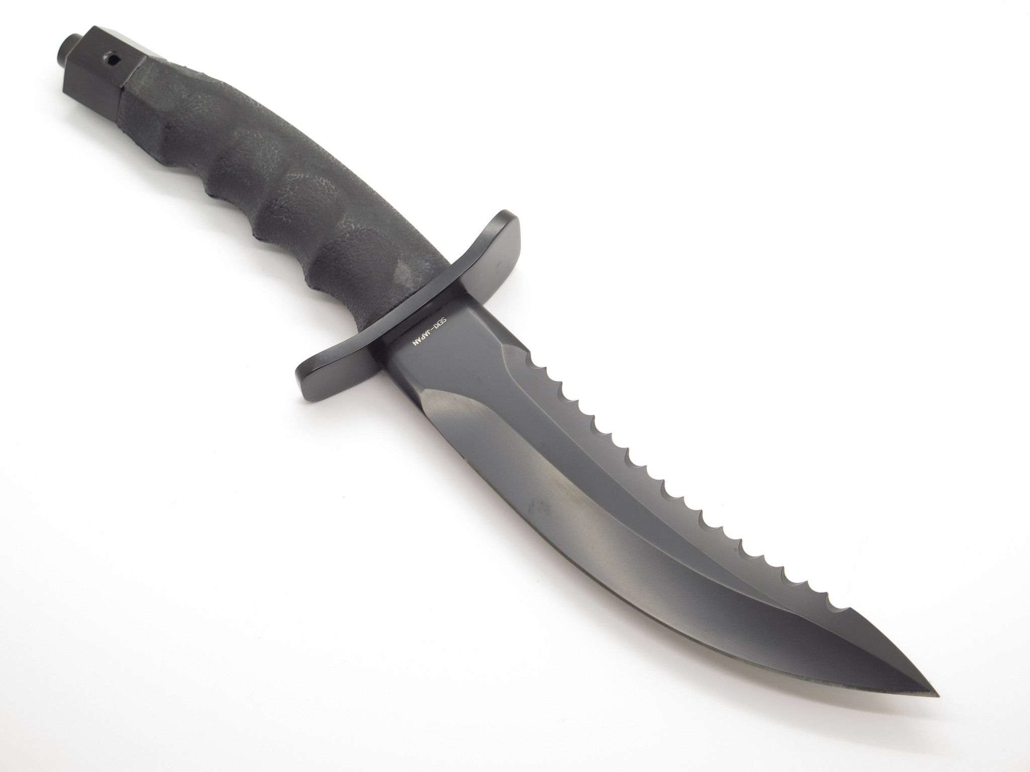 Vintage Al Mar 3103 Warrior Seki Japan Fixed Black Blade Combat 