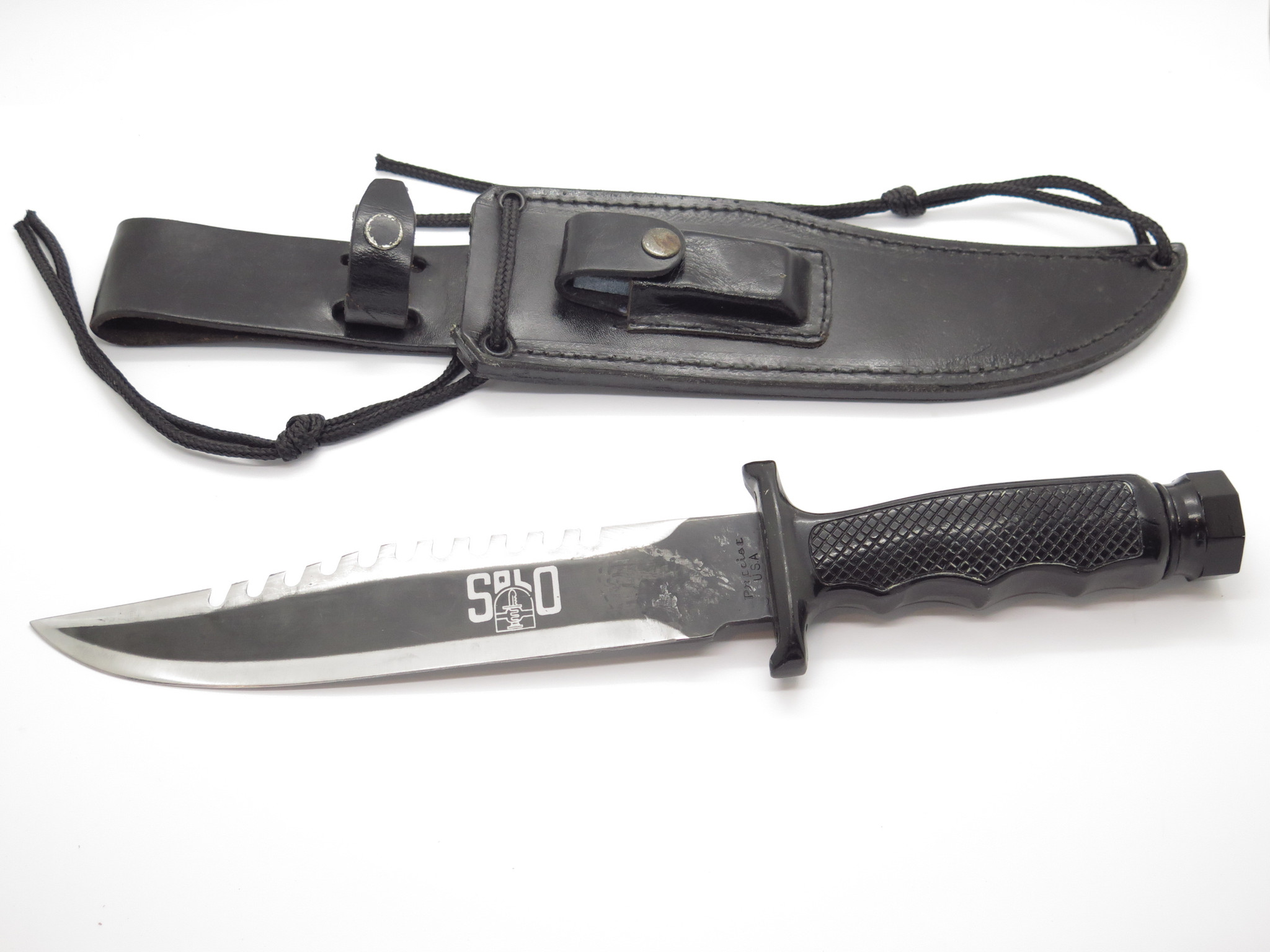 Vtg 1990s Precise Taiwan Sawtooth Hollow Handle Survival Fixed