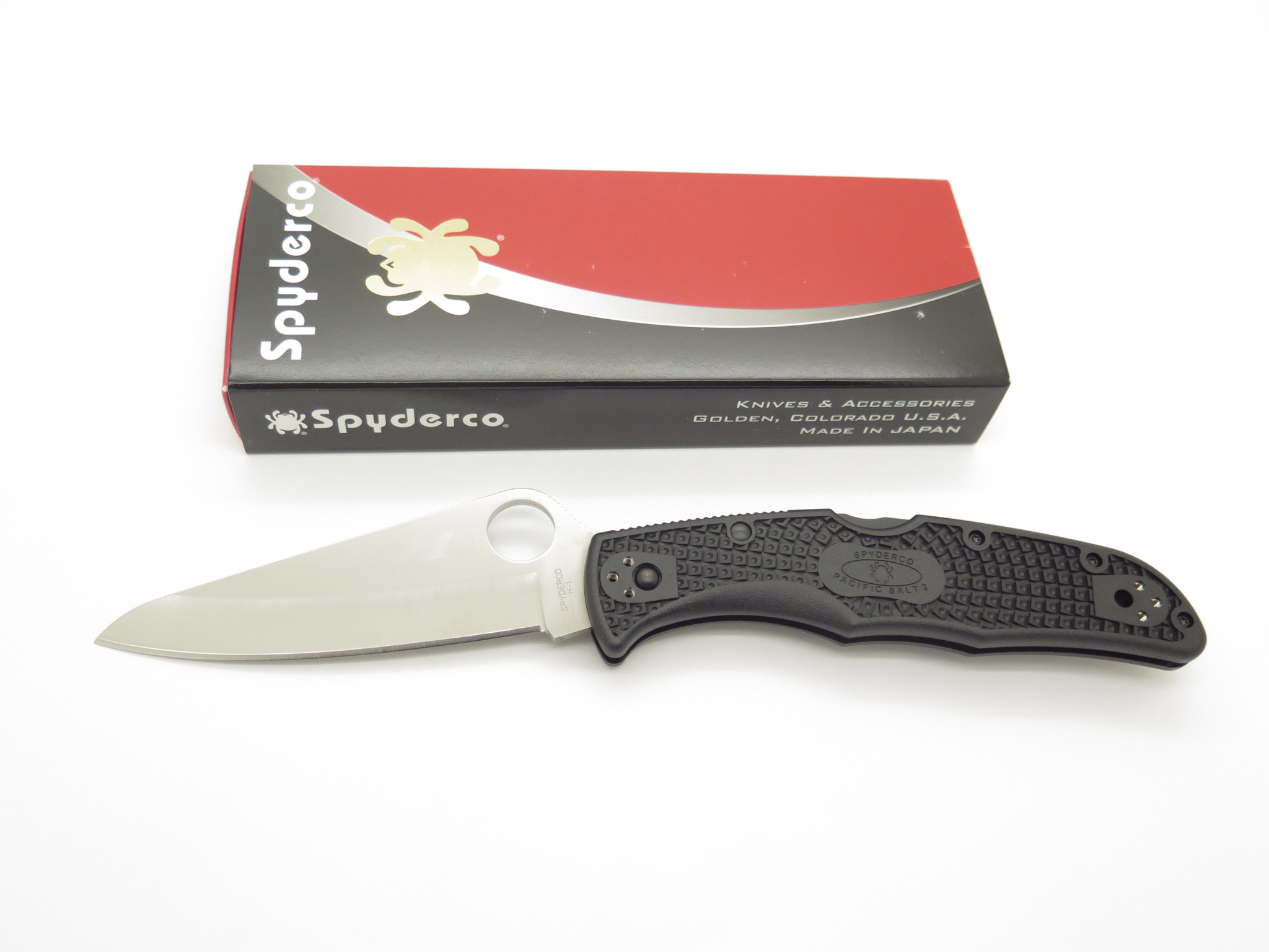 Spyderco Pacific Salt 2 Seki Japan FRN H1 Blade Folding Lockback 