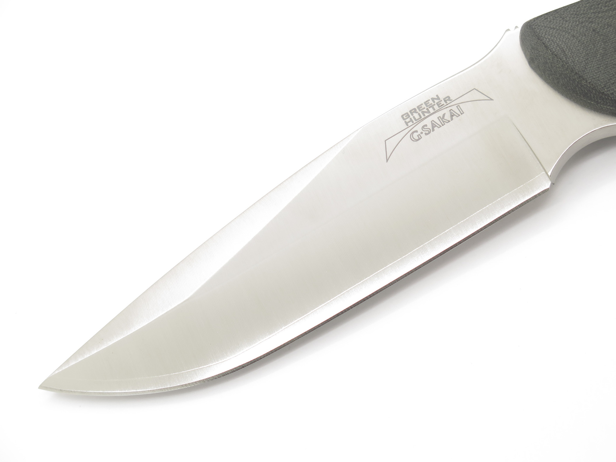 G. Sakai Seki Japan Green Hunter VG-10 San Mai Micarta Fixed Blade