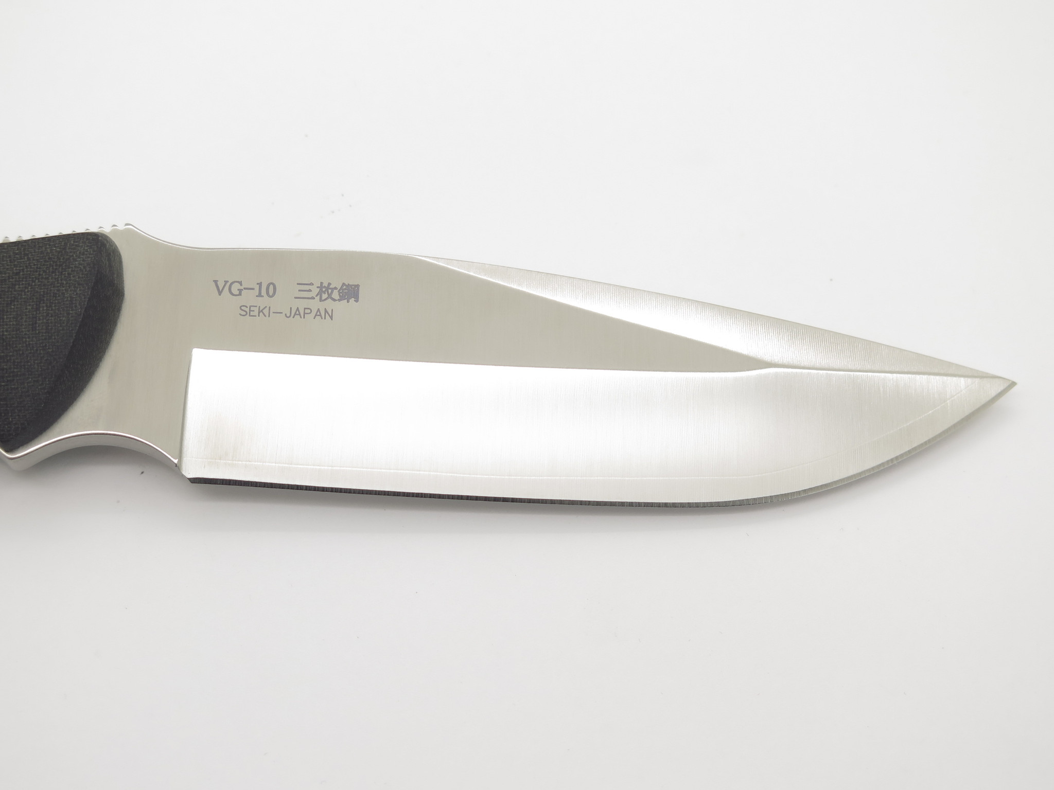 G. Sakai Seki Japan Green Hunter VG-10 San Mai Micarta Fixed Blade