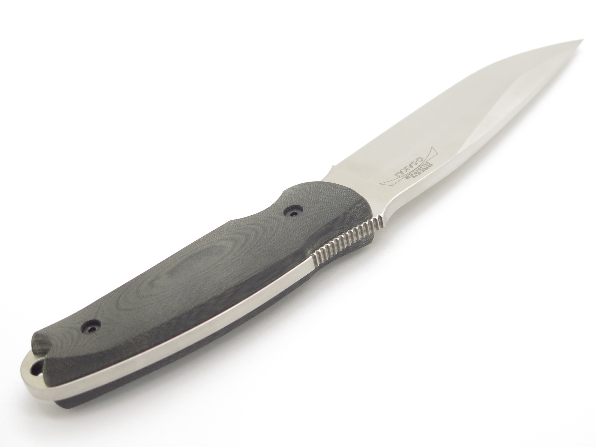 G. Sakai Seki Japan Green Hunter VG-10 San Mai Micarta Fixed Blade