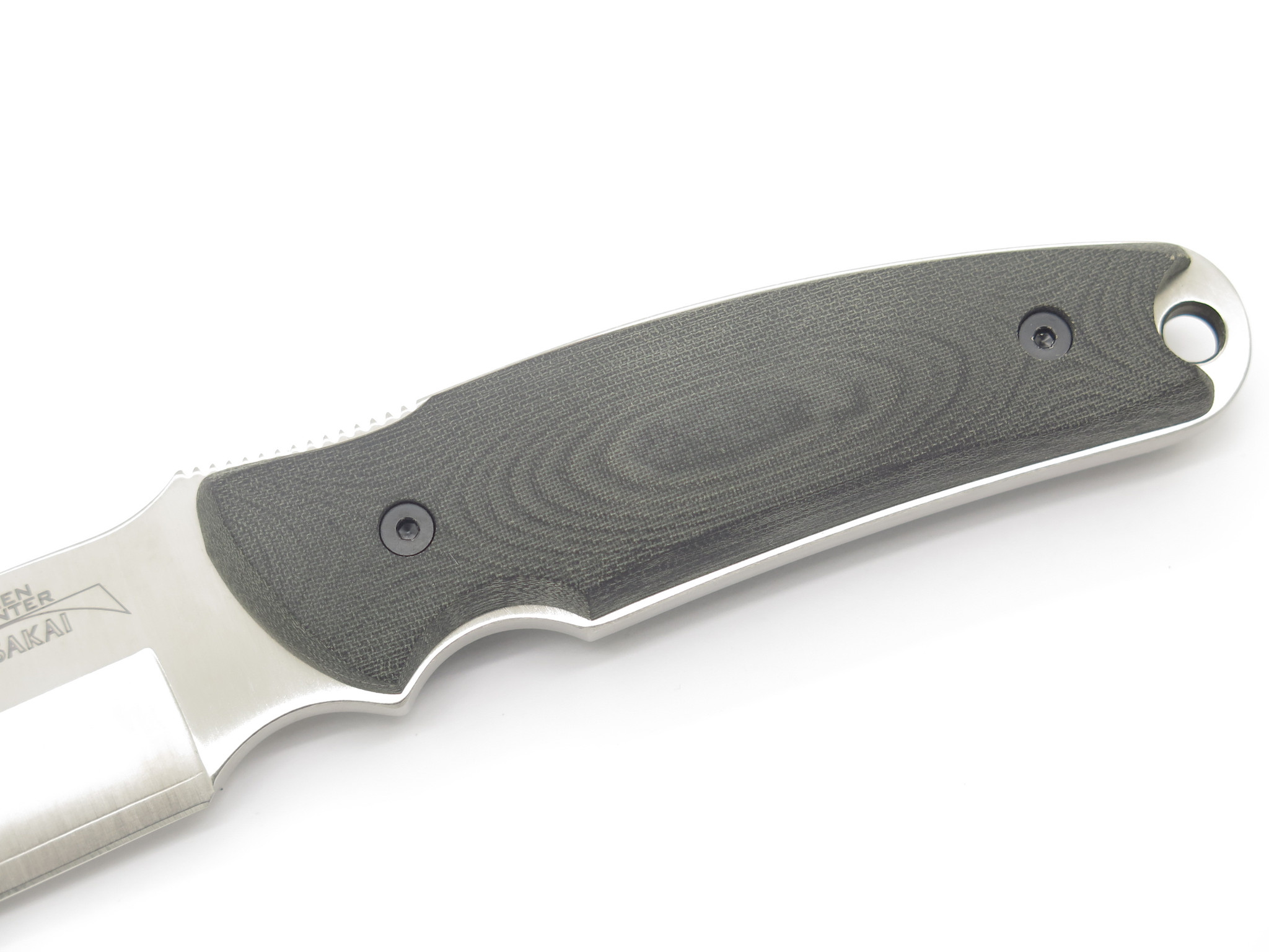 G. Sakai Seki Japan Green Hunter VG-10 San Mai Micarta Fixed Blade G. Sakai Seki Japan Green Hunter VG-10 San Mai Micarta Fixed Blade