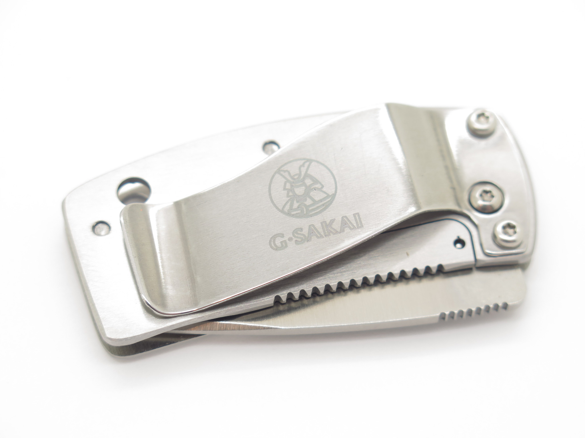 オ*コ様 「正規品」SEKI 雨　EDC フィジェットトイ　SS製　調整済み　手 G. Sakai Seki Japan Ukimon Great Wave VG10 Tanto Money Clip