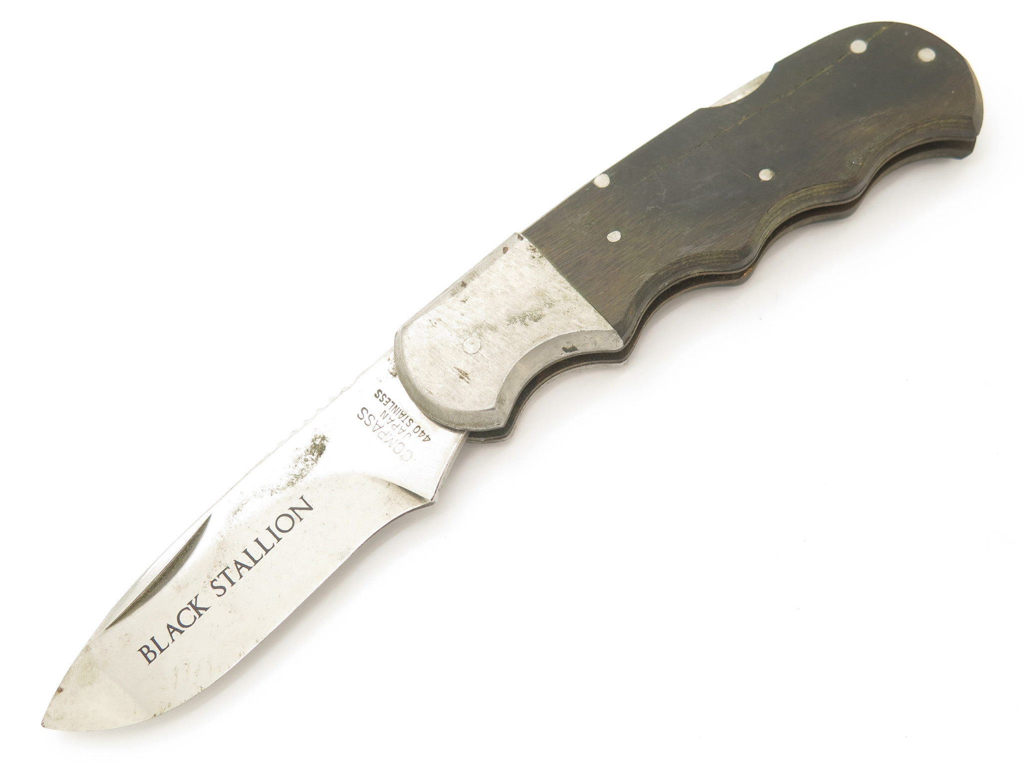 Vtg 70s Unfinished Compass Magnum Imai Seki Japan Folding Hunter