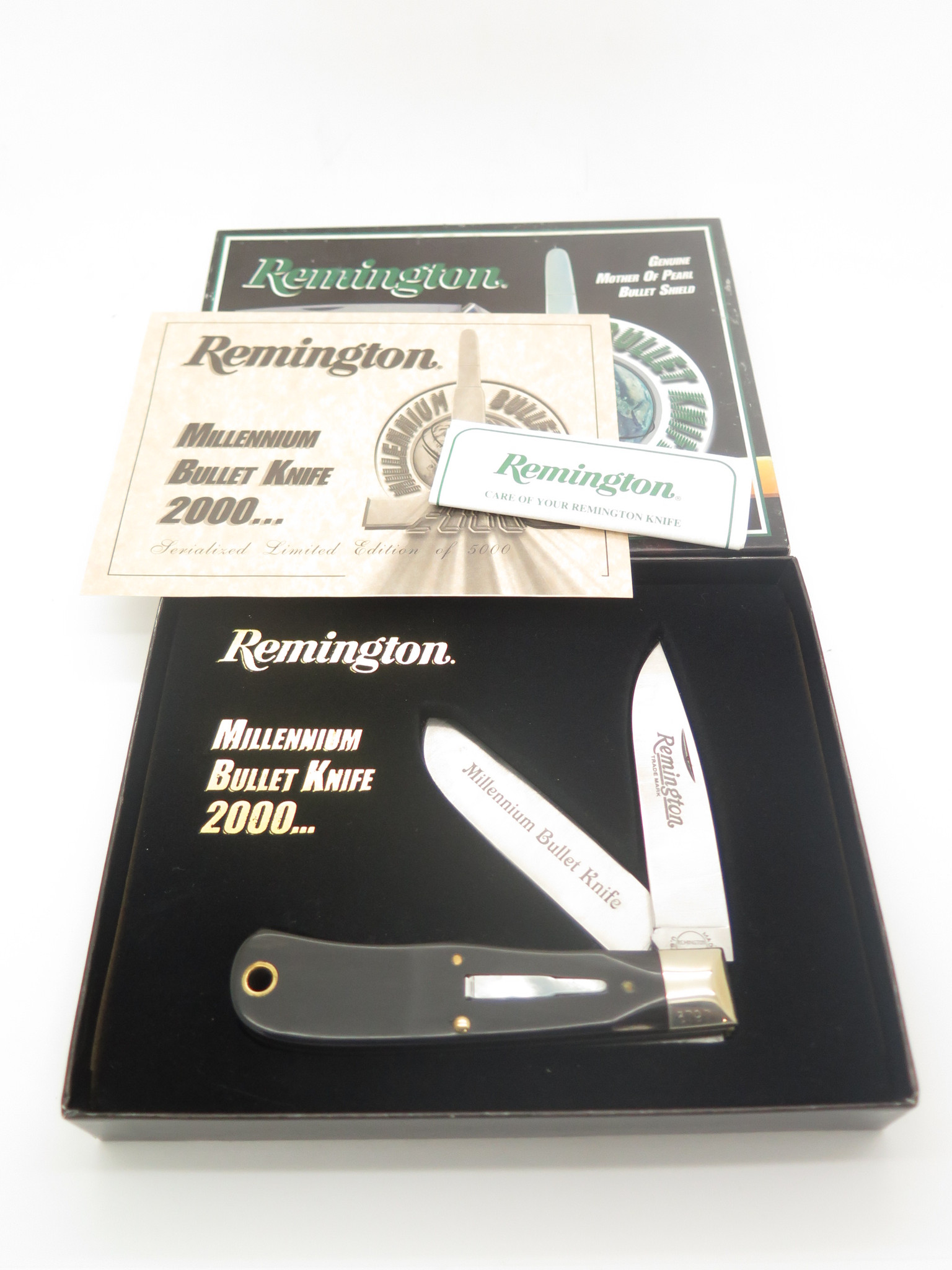 2000 Remington Buffalo Horn Limited Edition Millenium Bullet