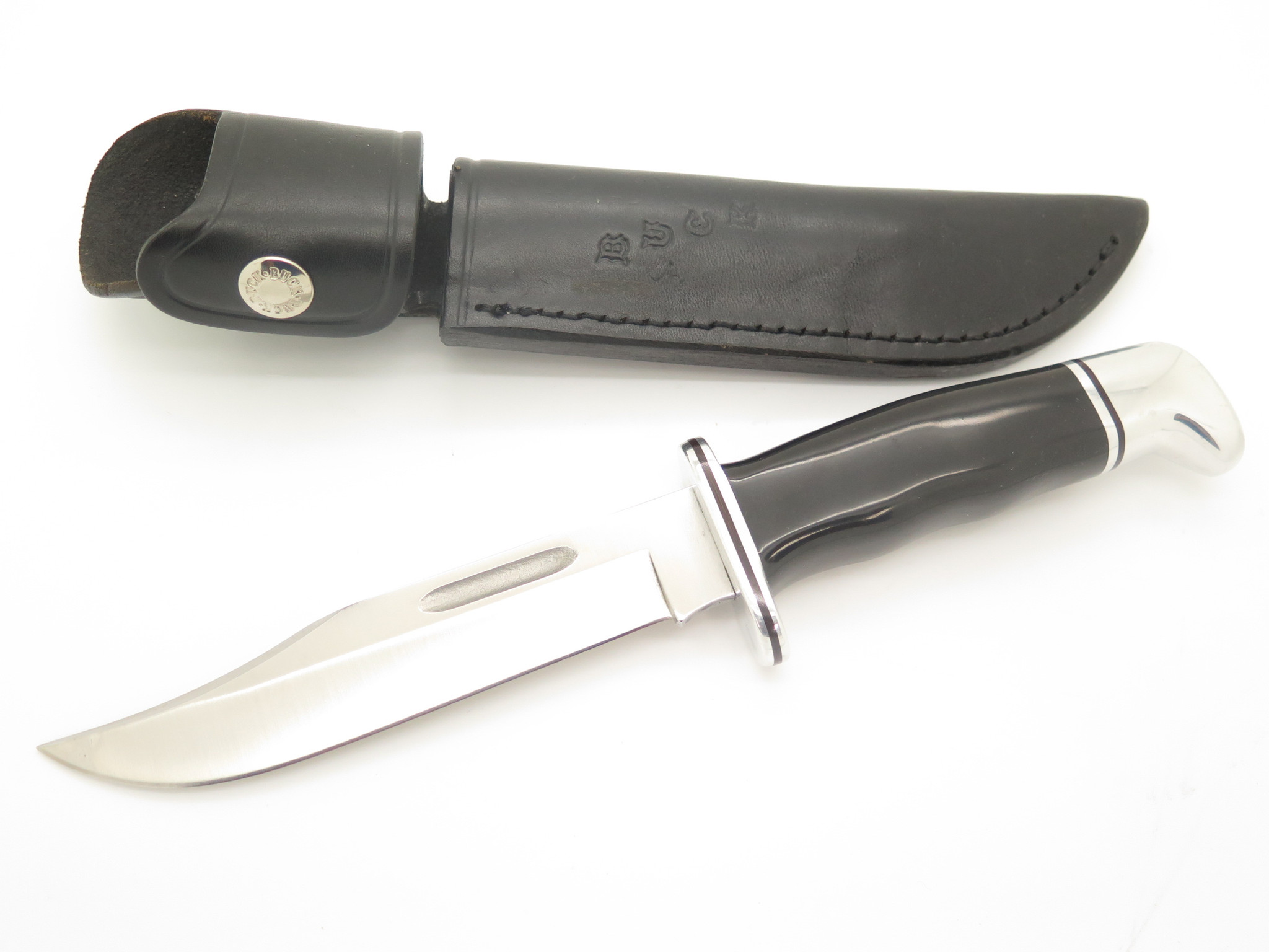 Vintage 1993 Buck 119 Special Fixed Blade Bowie Hunting Knife 