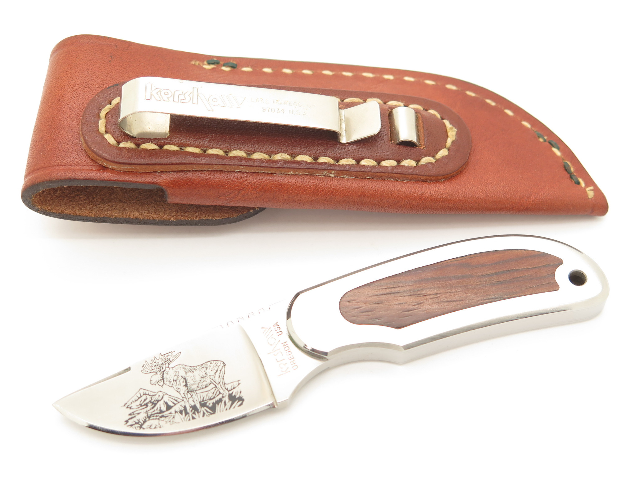 Vtg 1980s Kershaw Kai 2220 Seki Japan LI'L Skinner I Fixed Blade