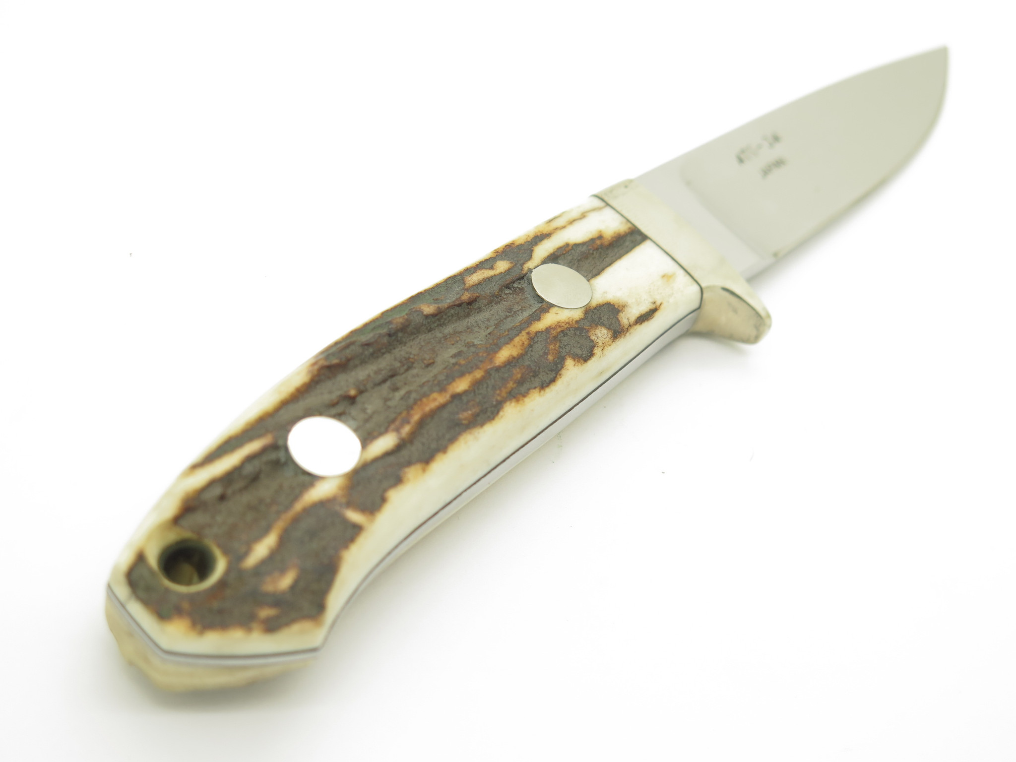 Vintage 1990s A.G. Russell Japan ATS-34 Stag 7.25