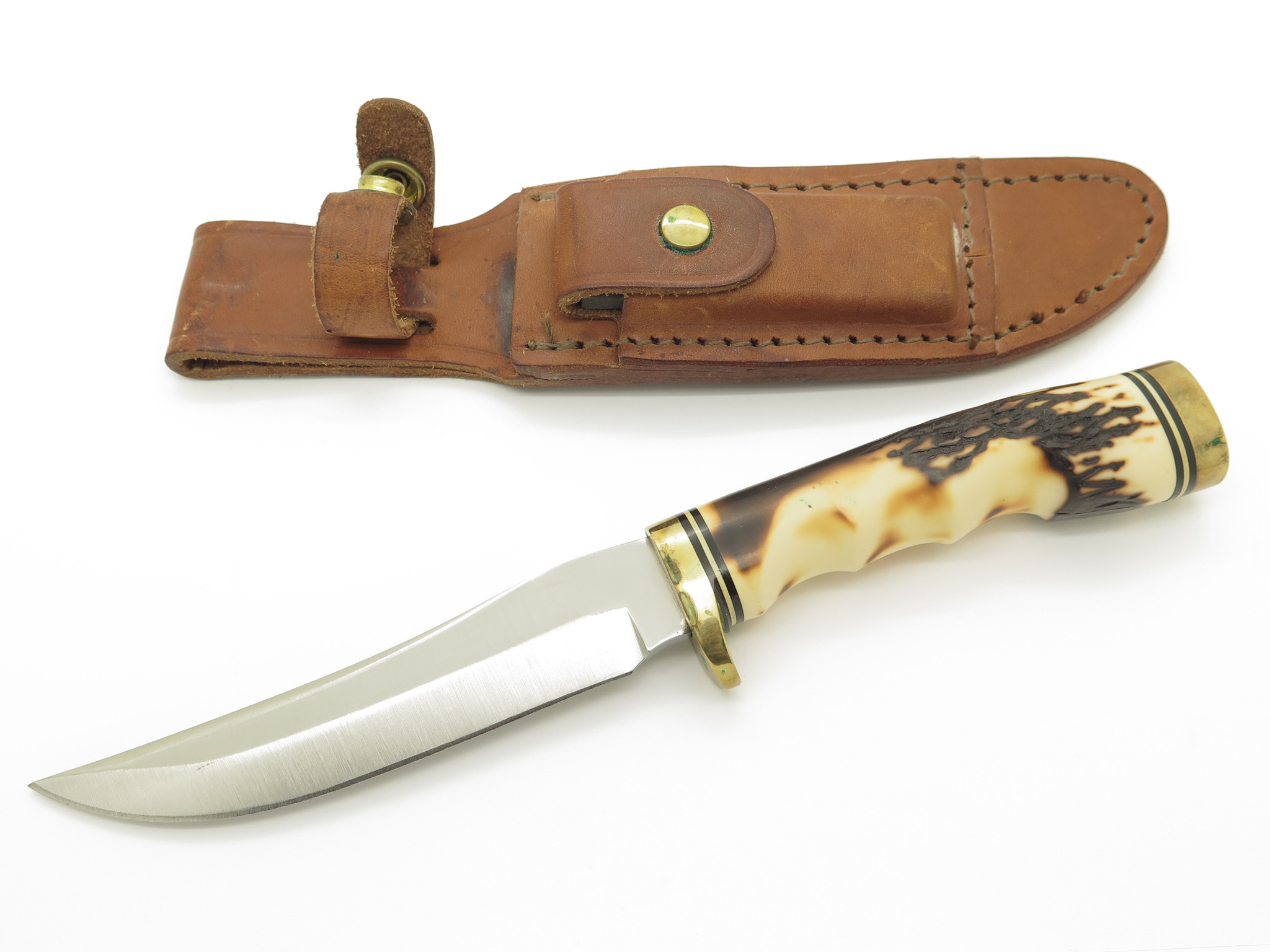 【希少品】英国製　フィンズベリー★Hunting Scenes★プレート6枚 Vintage Schrade Uncle Henry 153UH USA Golden Spike Fixed 5