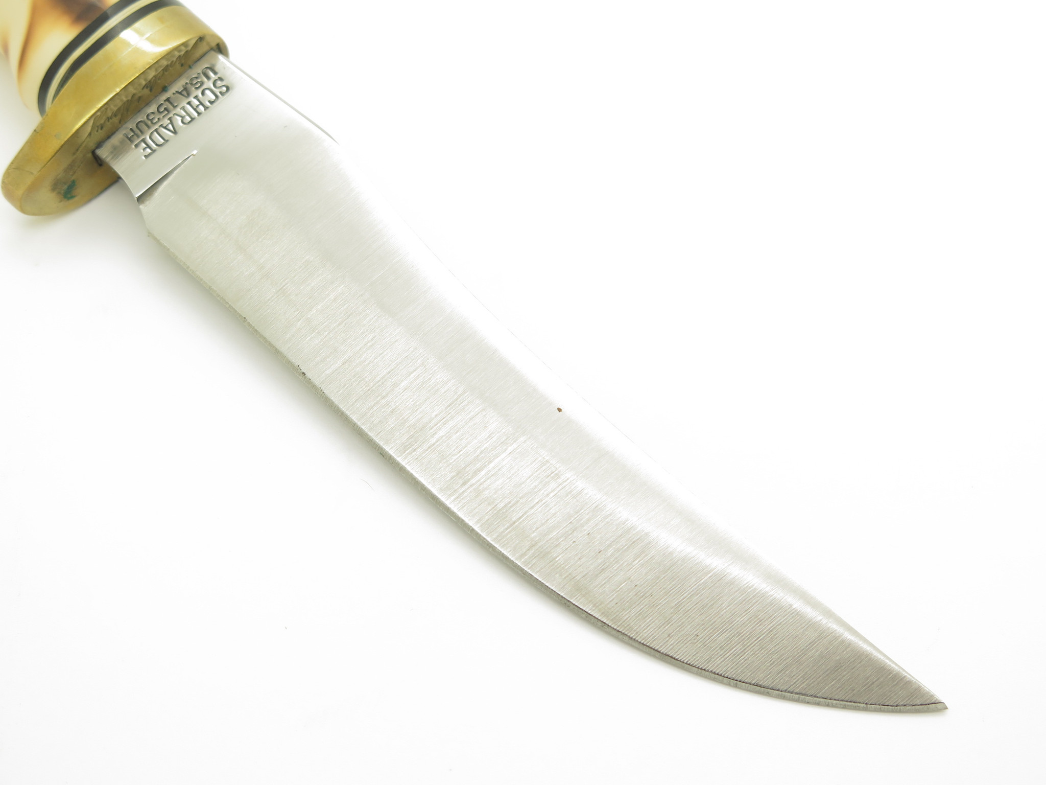 Vintage Schrade Uncle Henry 153UH USA Golden Spike Fixed 5