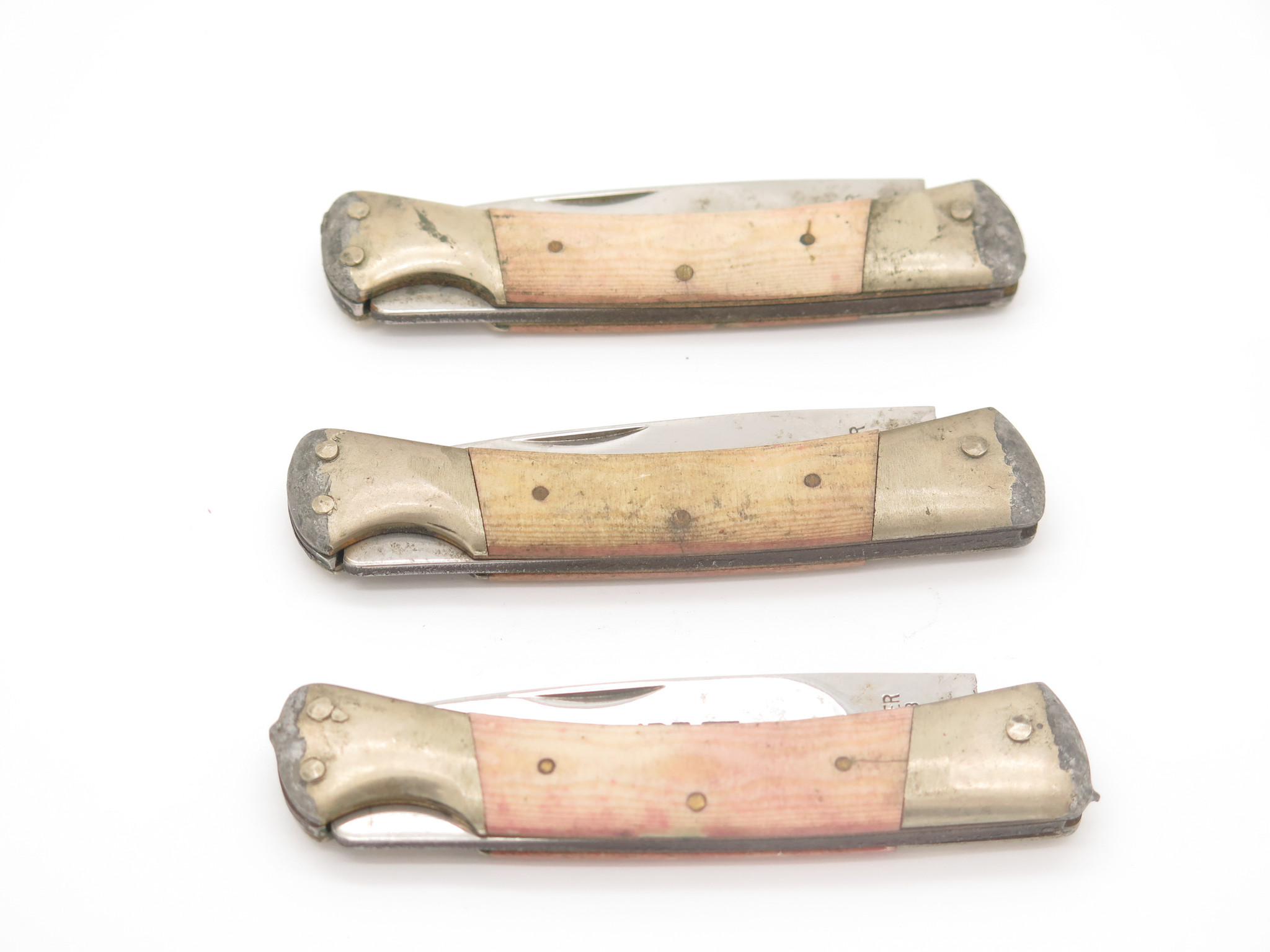Vintage Explorer 11-393 Seki Japan Squire III Micarta Pocket Knife