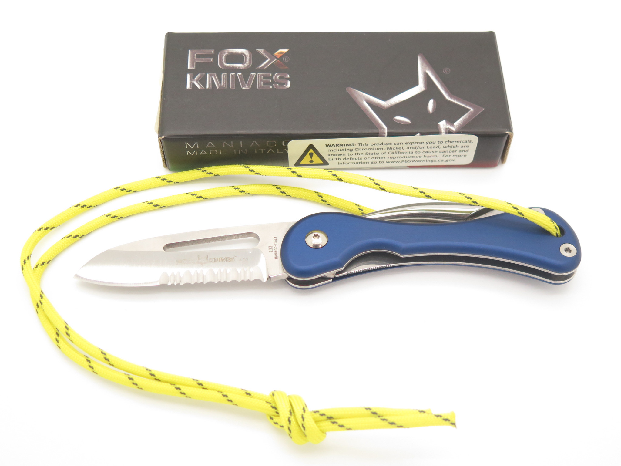 Fox 233 01FX074 Italy Blue Marlin Spike Sailor Rigging Folding
