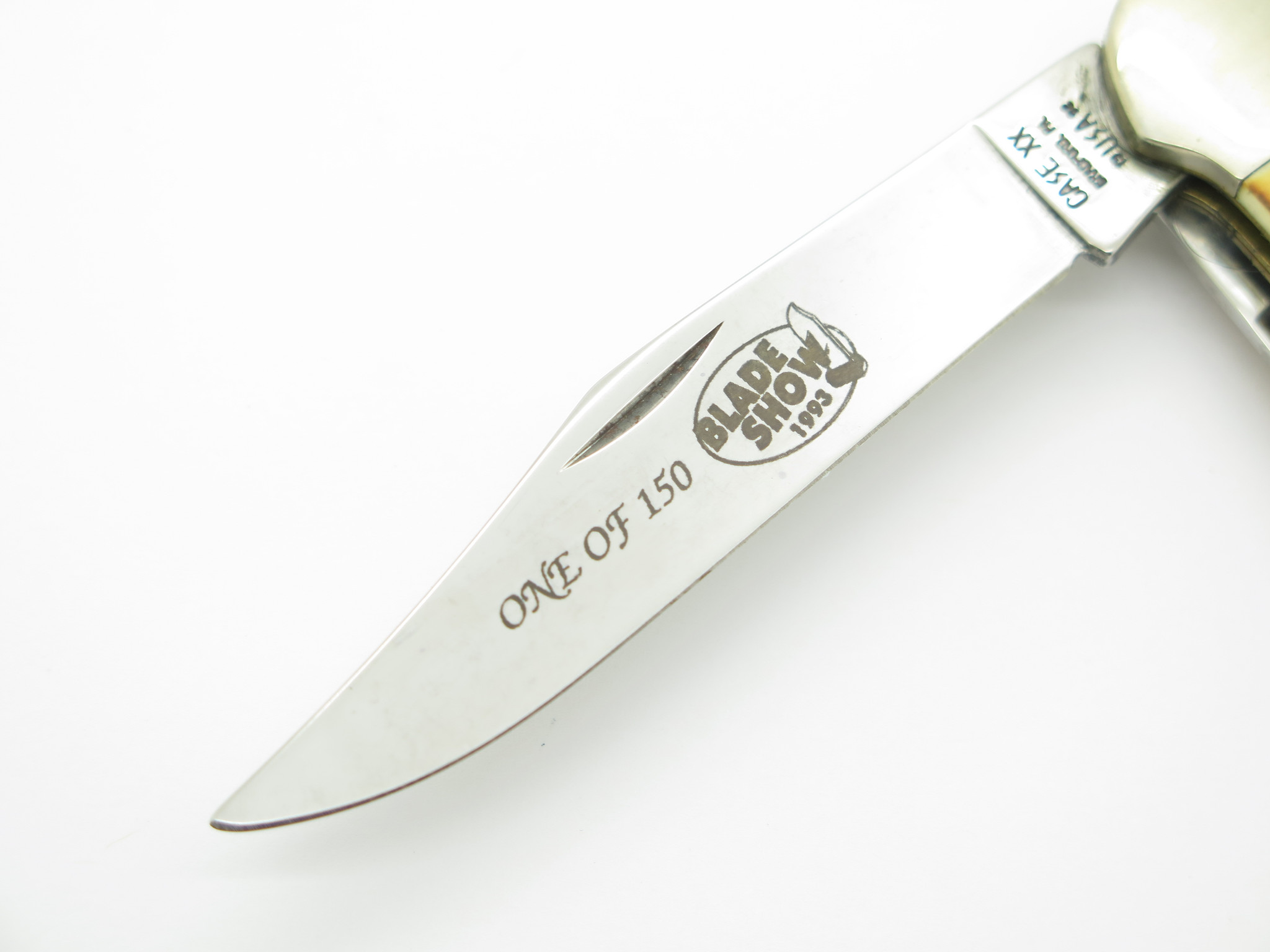 Vintage Blade Show '93 Case XX Limited 5249 Copperhead Stag